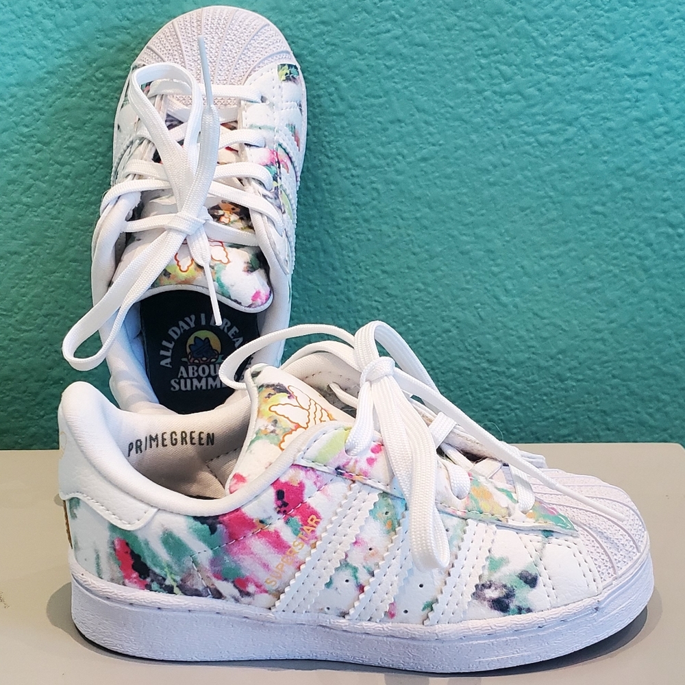 Adidas Superstar Originals All Day I Dream About Summer Toddler Sneakers